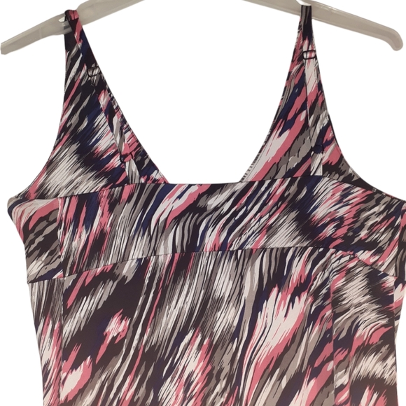 Lori Michaels collection bare back with straps sleeveless floral woman dress - Picture 5 of 8